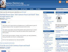 Tablet Screenshot of jamesherriot.org